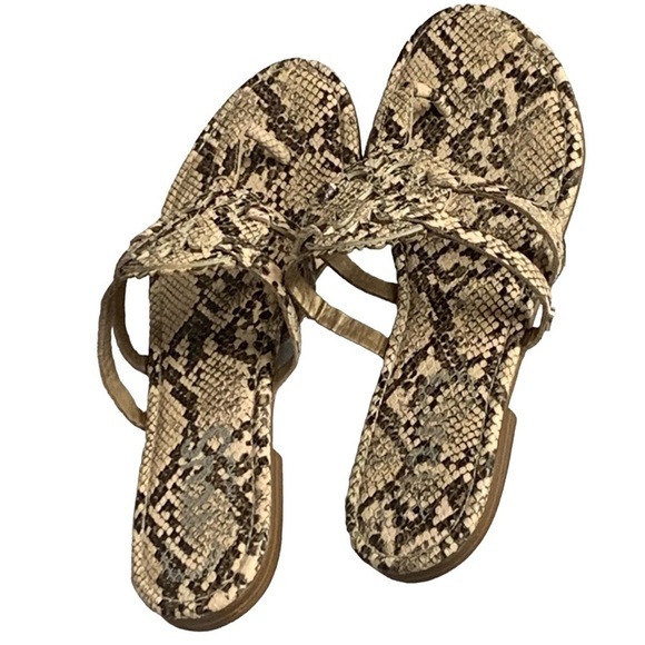 Circus by Samuel Edelman Cherri women’s snake print sandals. Size 10 - Picture 8 of 13